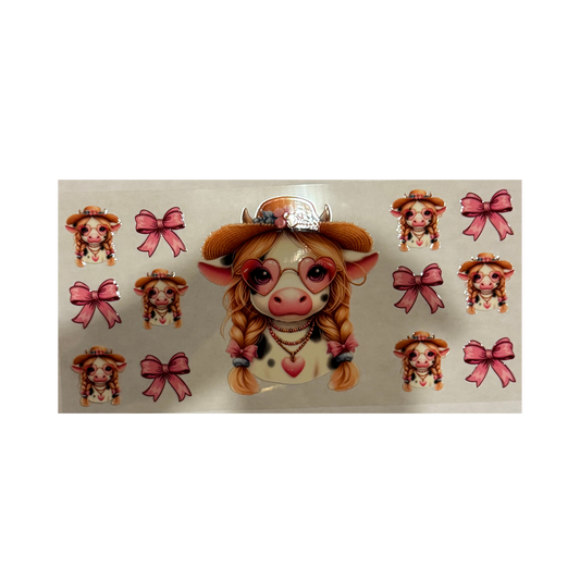 Cow w/ Braids