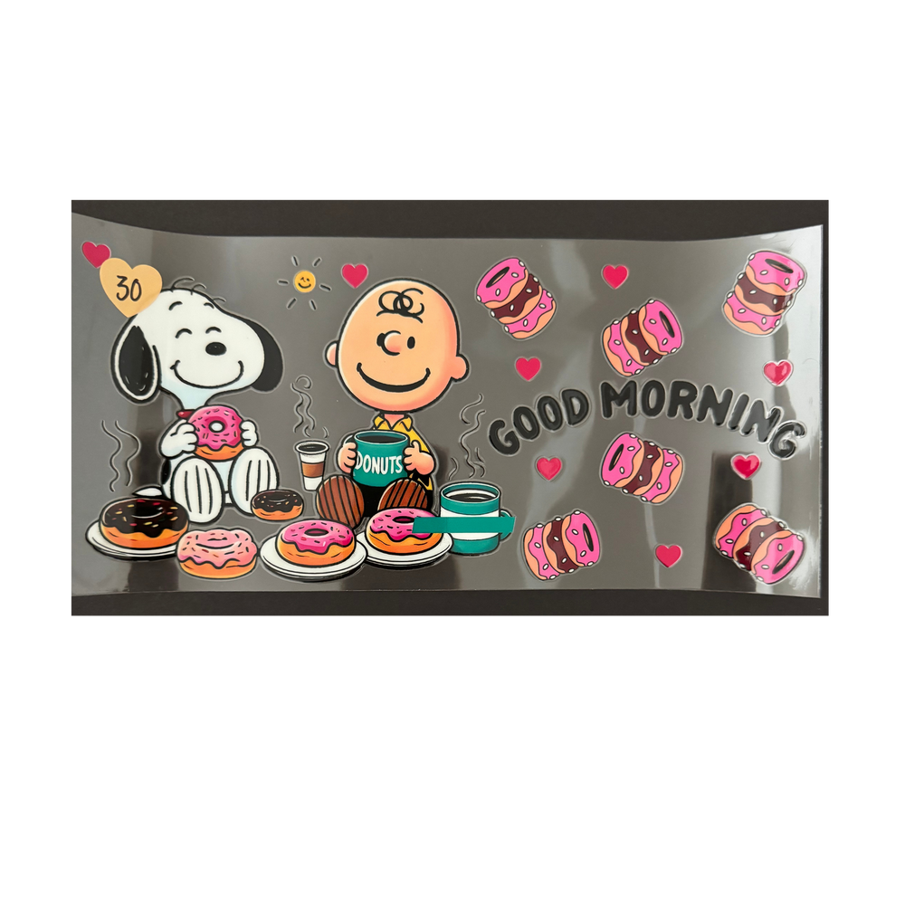 Snoopy & Charlie Good Morning