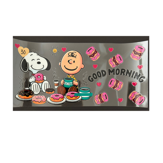 Snoopy & Charlie Good Morning