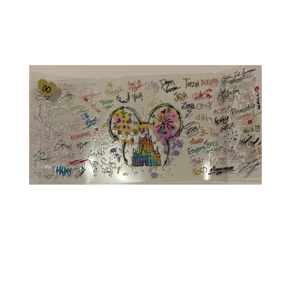 Magical Place Signatures w/ Colorful Castle
