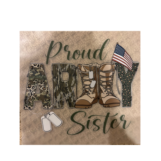 DTF - Proud Army Sister