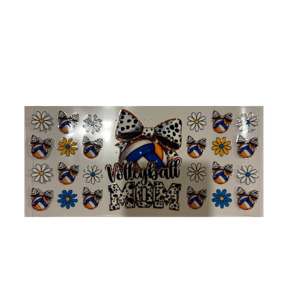 Volleyball Mom Bows & Flowers