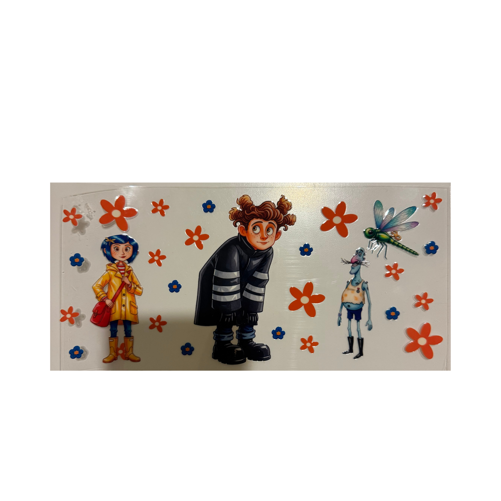 Coraline & Flowers