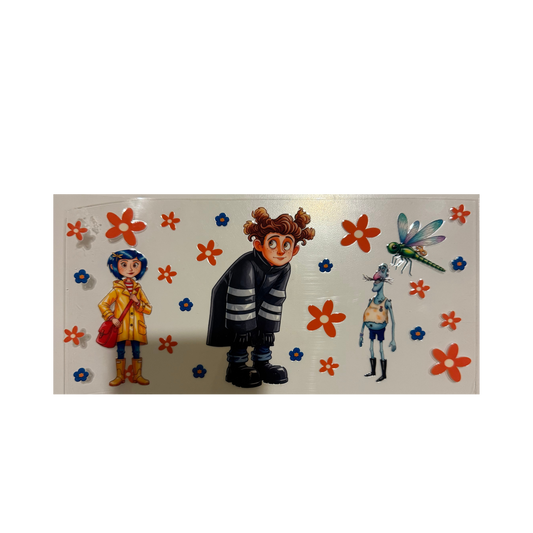 Coraline & Flowers