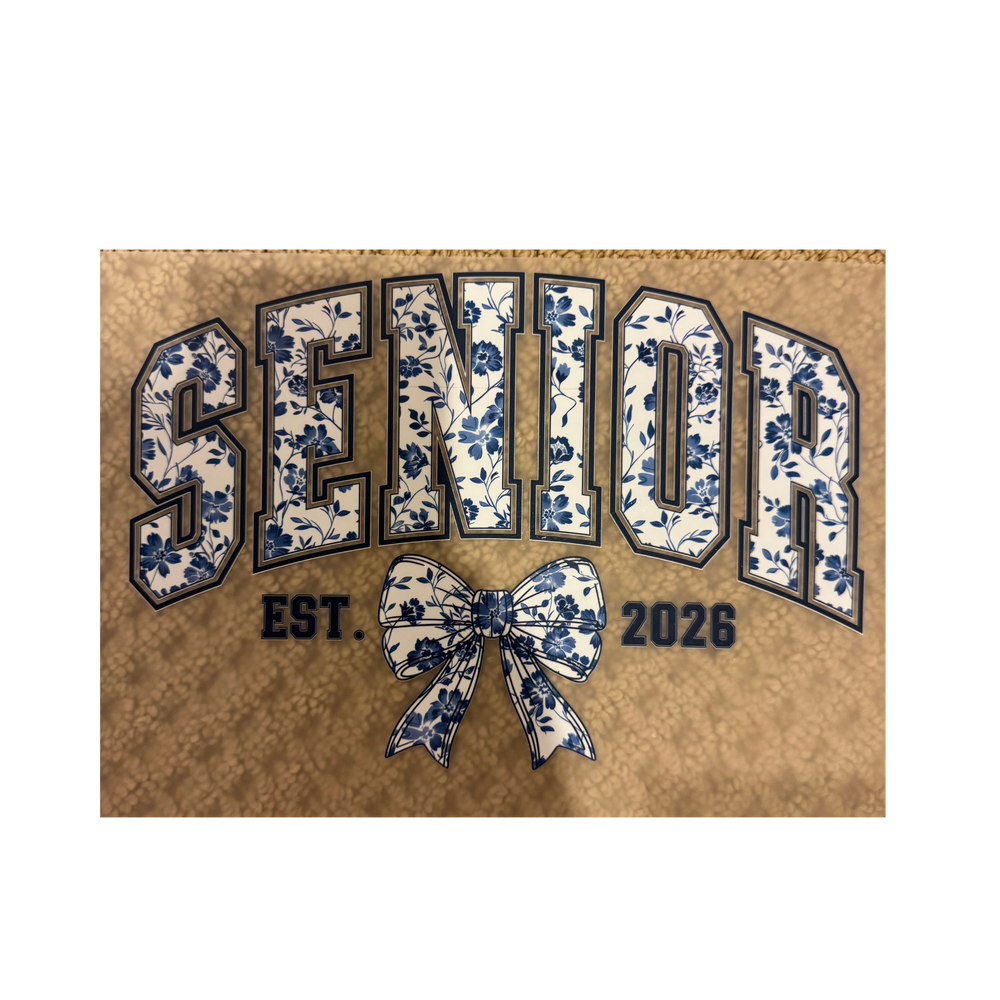 DTF - Blue Floral Senior