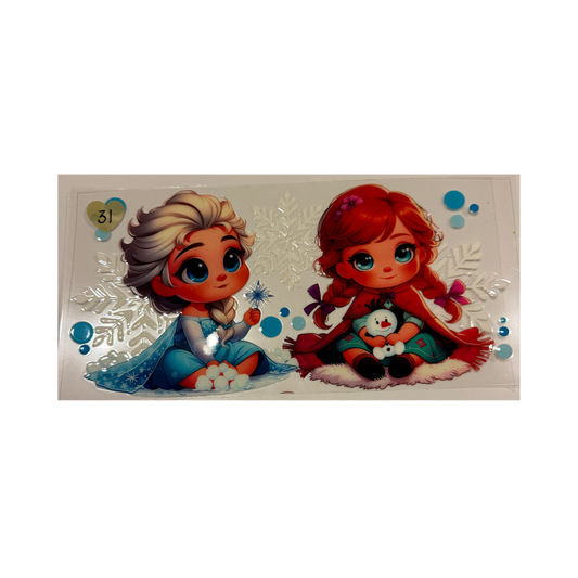 Elsa & Anna w/ Snow
