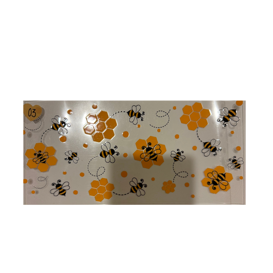 Honeycomb Bee Swirls