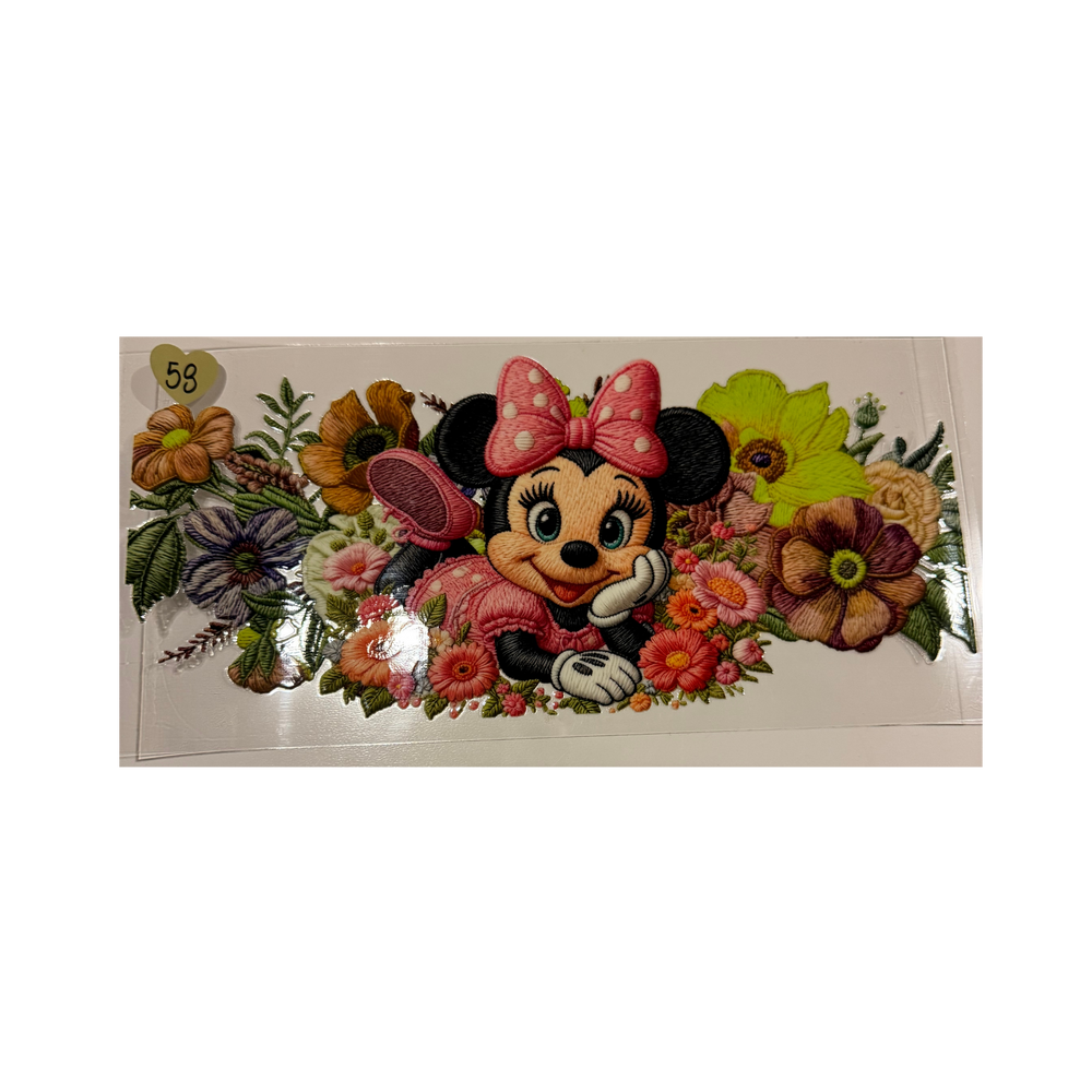 Crochet Minnie in Flowers