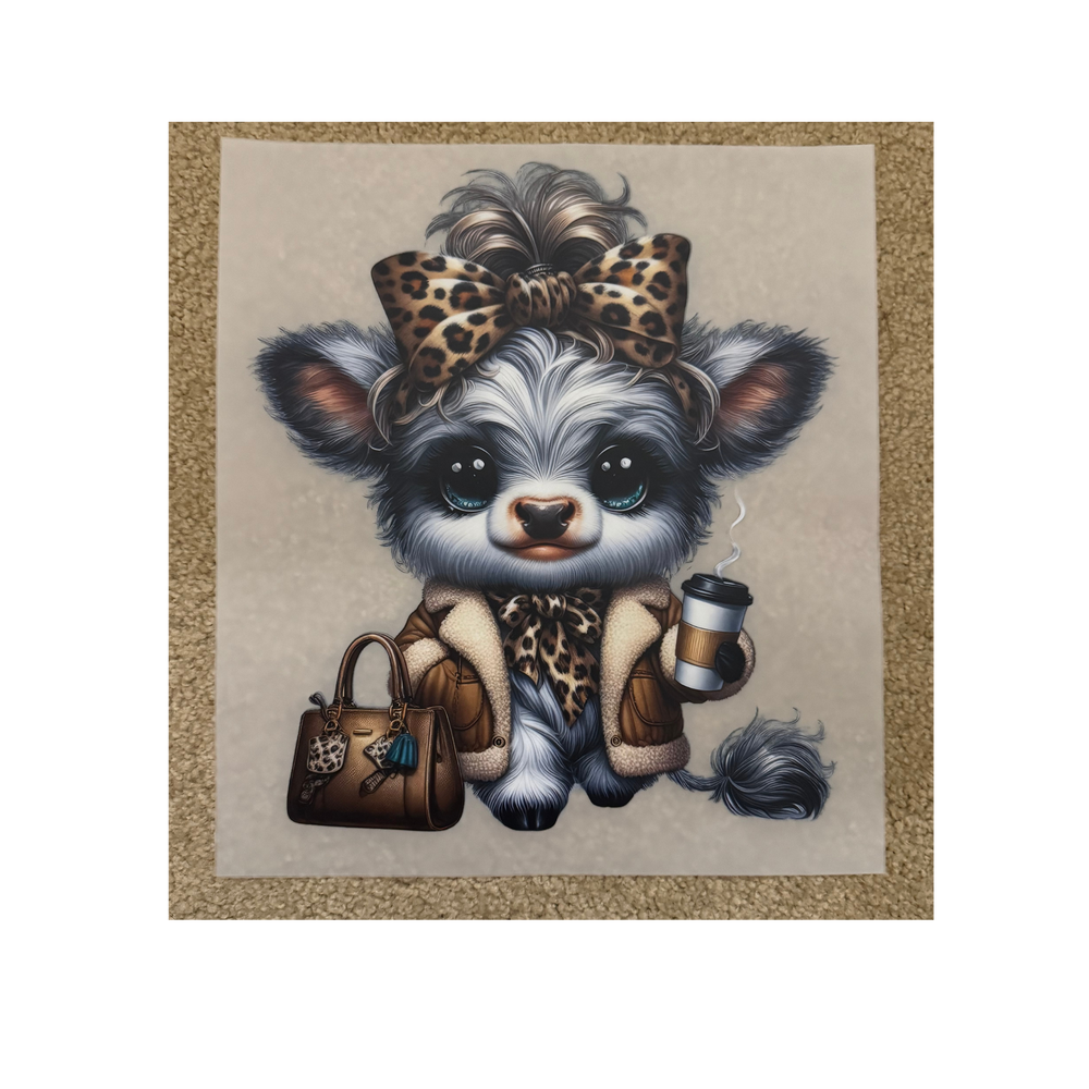DTF - Cheetah Grey Cow