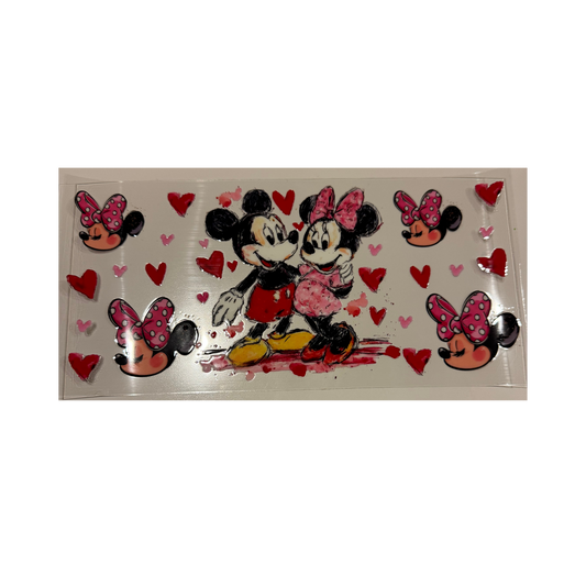 Minnie & Mickey w/ Hearts