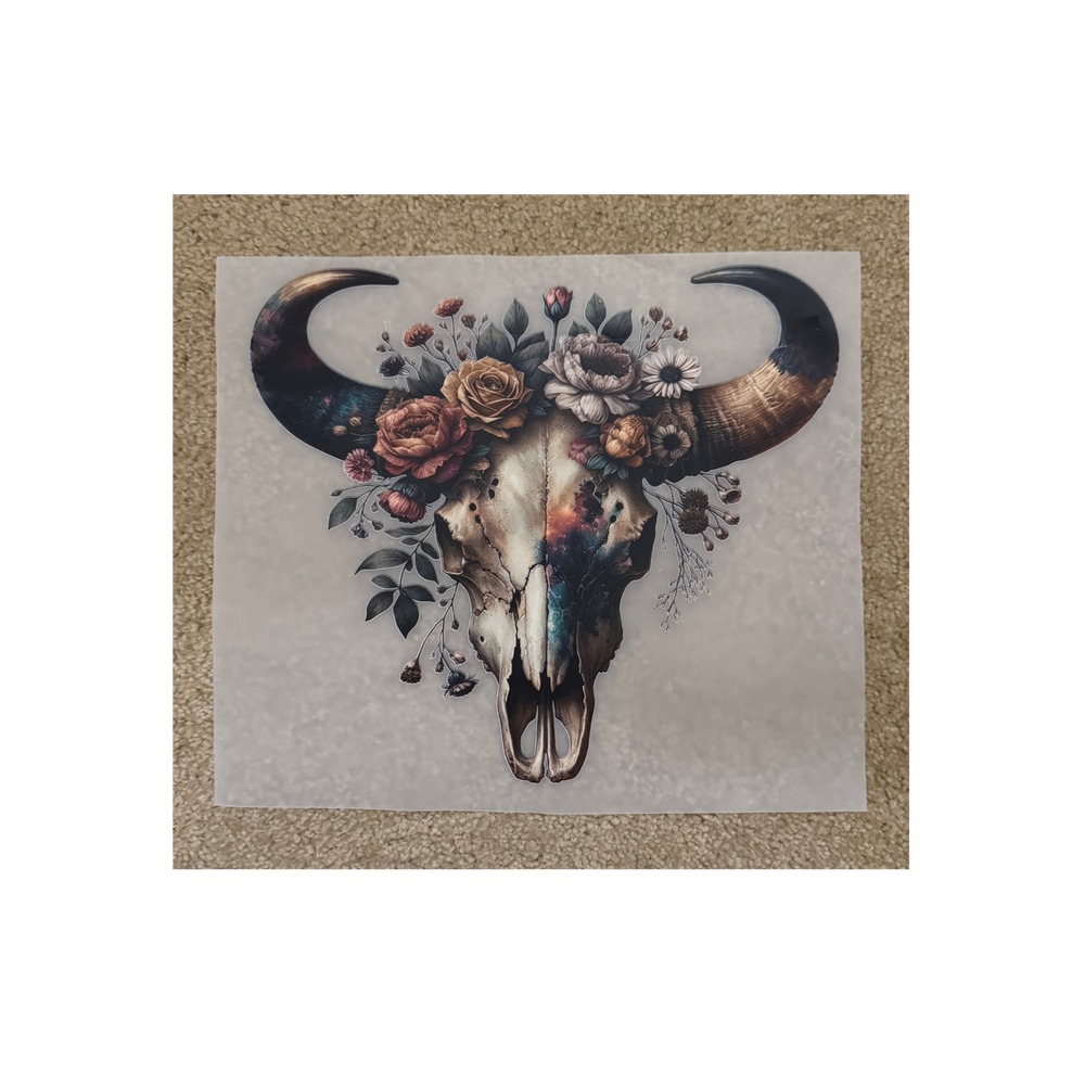 DTF - Western Floral Skull