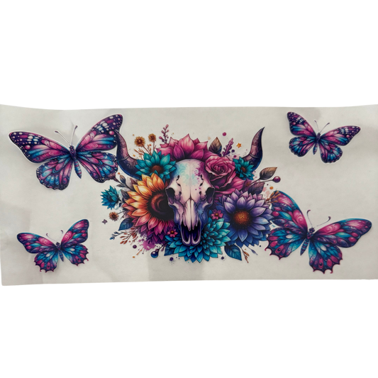 Longhorn & Butterflies