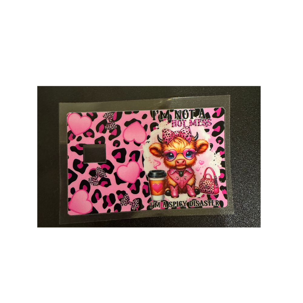 Hot Mess Cow - Credit Card