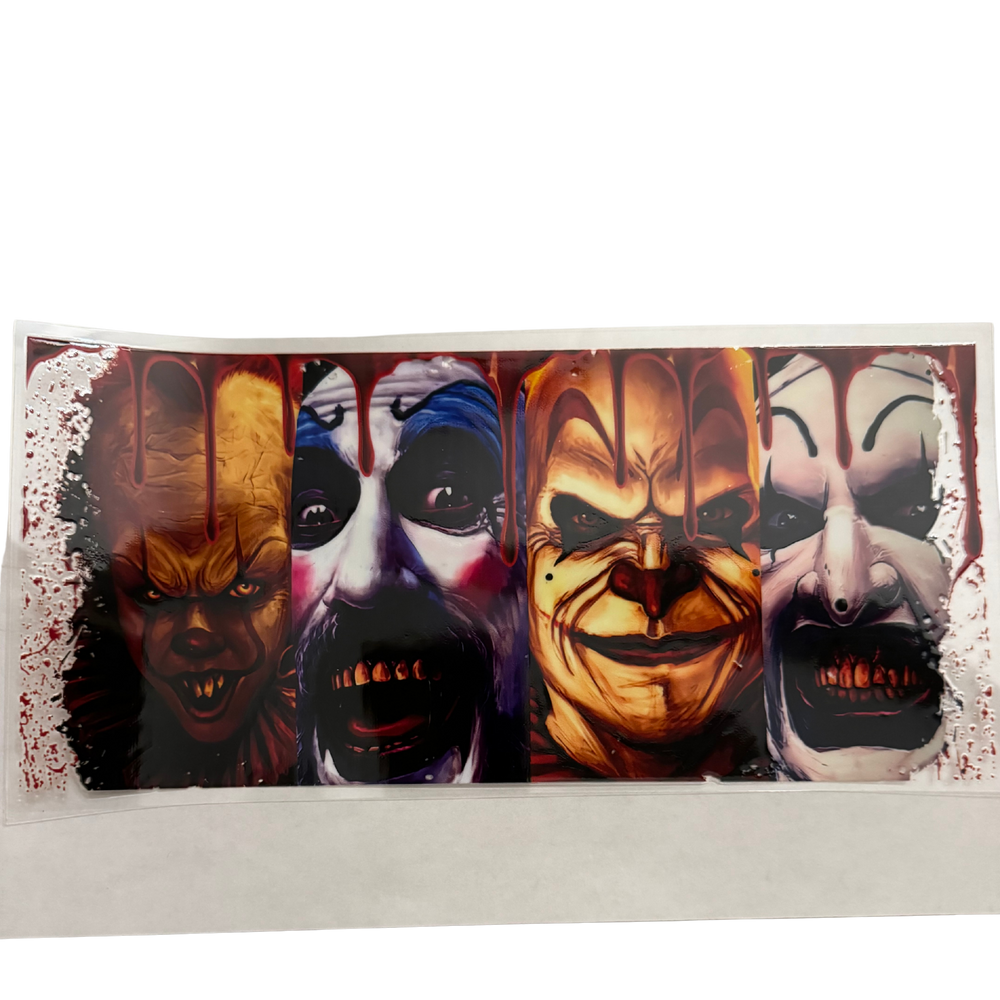 Big Spooky Clown Heads