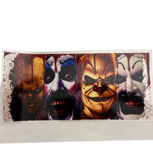 Big Spooky Clown Heads