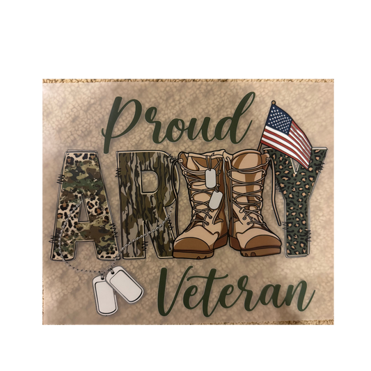 DTF- Proud Army Veteran