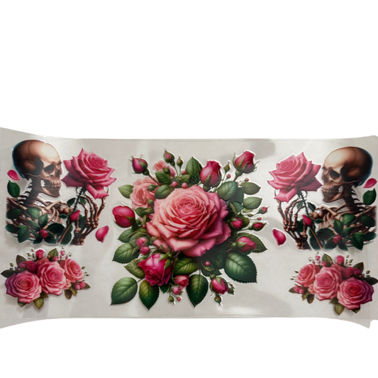 Pink Rose Skull