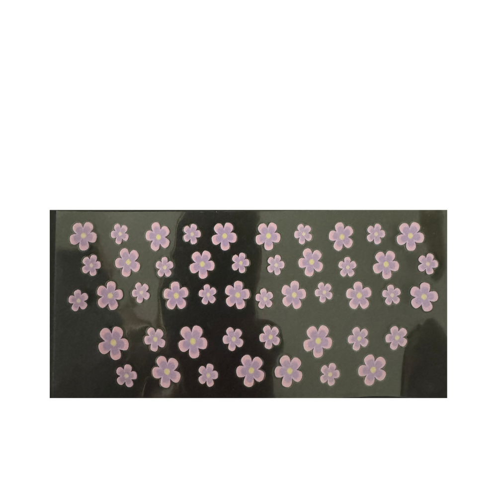 3oz - Purple Flowers