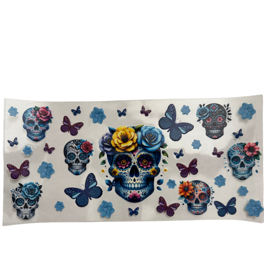 Blue Sugar Skull