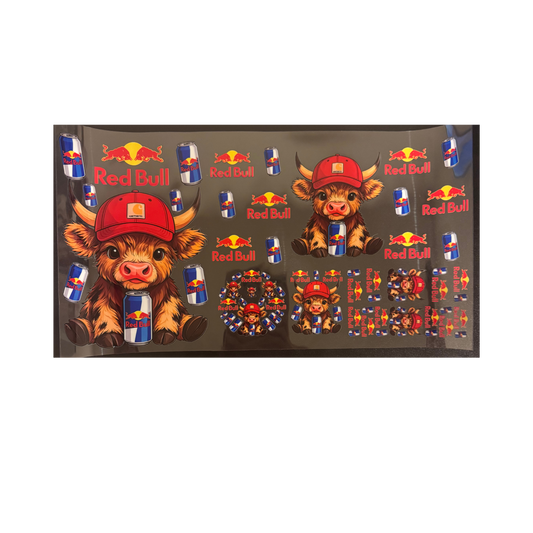 Red Bull Cow - 6 in 1 Set