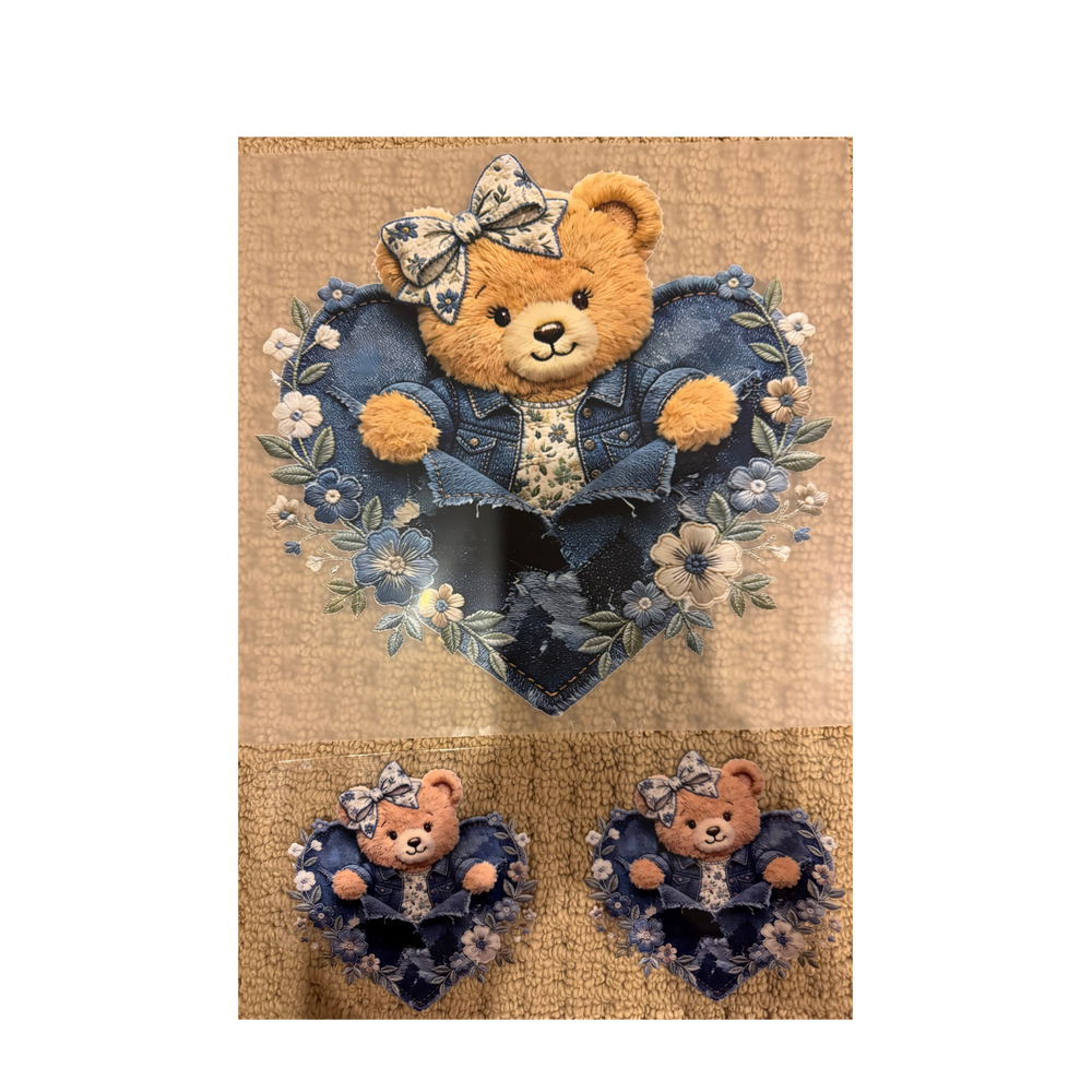 Denim Bear Set
