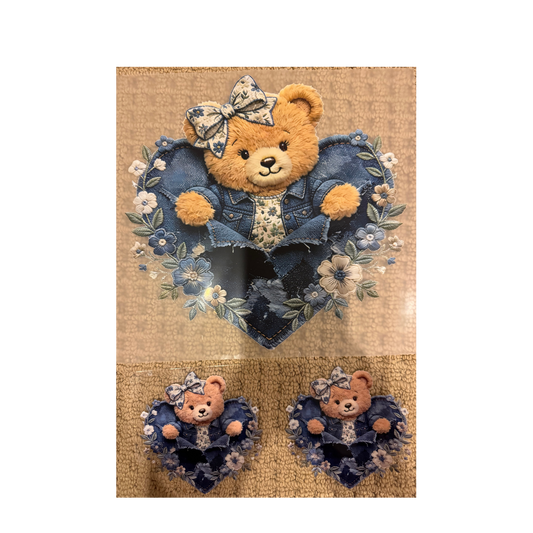 Denim Bear Set