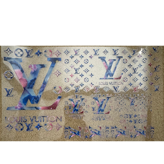 7 in 1 - Blue & Purple Flowered LV