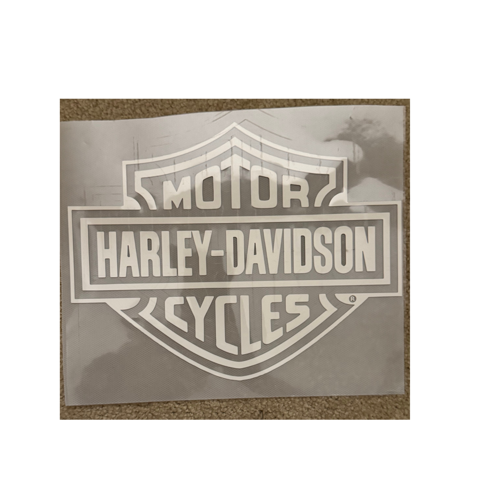 PUFF DTF - White Harley David
