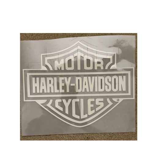 PUFF DTF - White Harley David