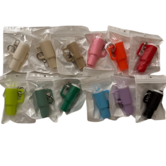 Solid Color Mini Keychain Tumbler