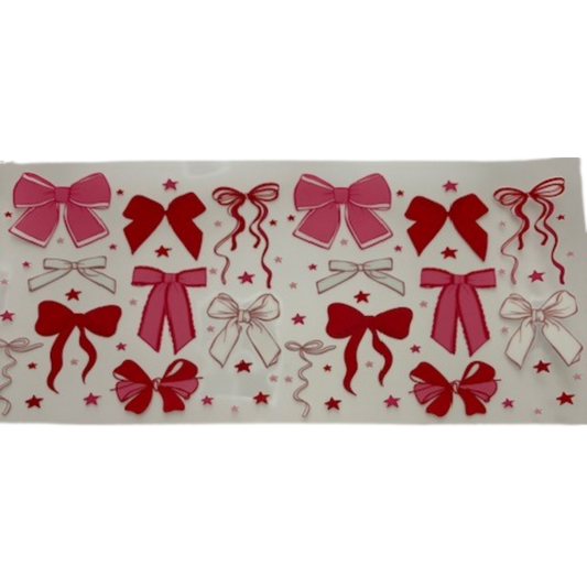 Red White Pink Bows
