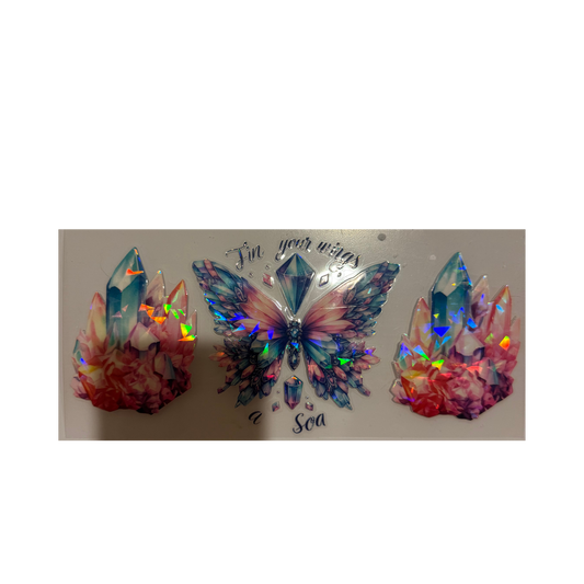 Butterfly & Crystals