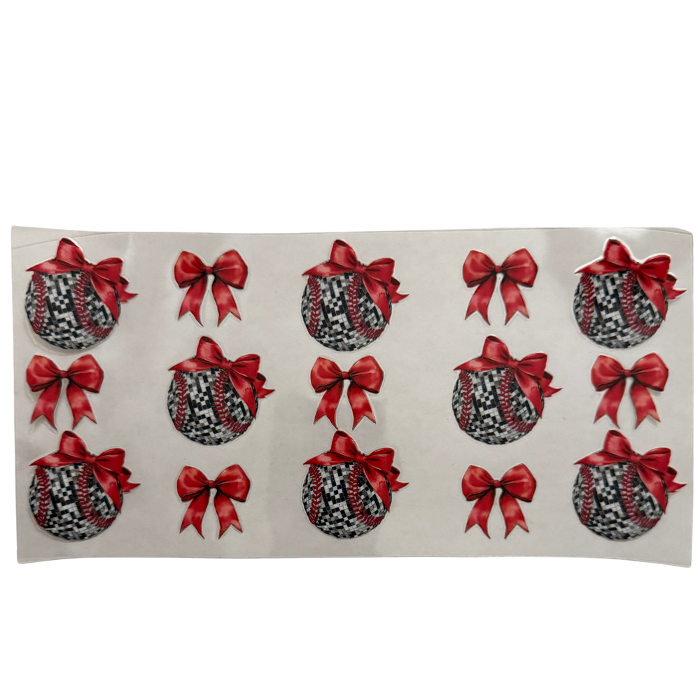 Baseballs & Red Bows
