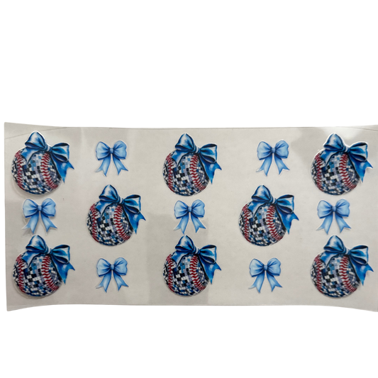 Baseballs & Blue Bows