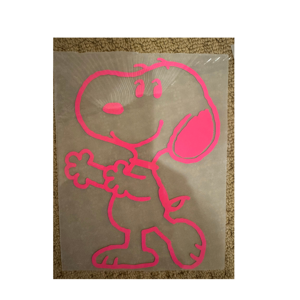 PUFF DTF - Neon Dark Pink Snoop