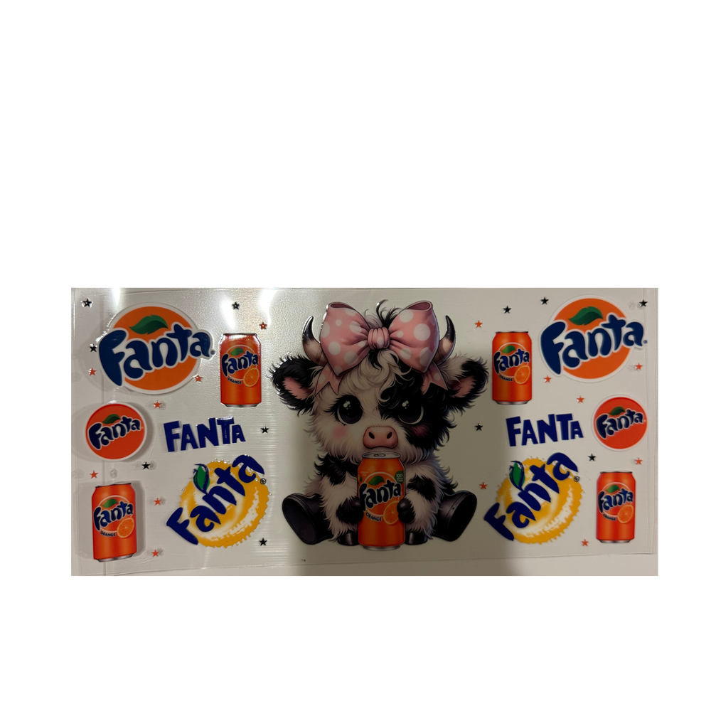 B&W Fanta Cow