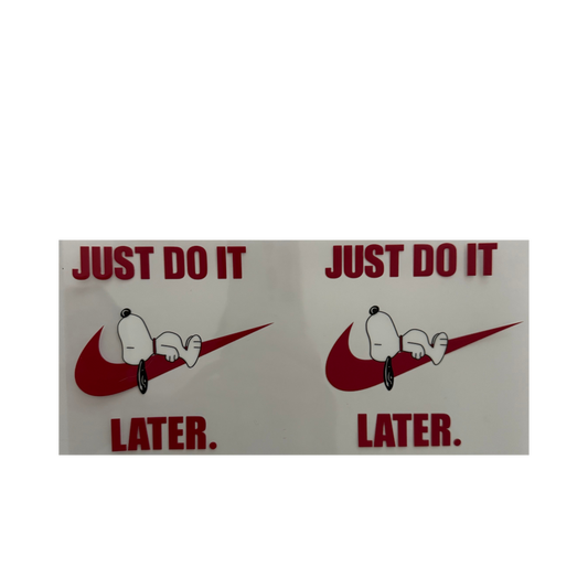 Just Do It Later Check