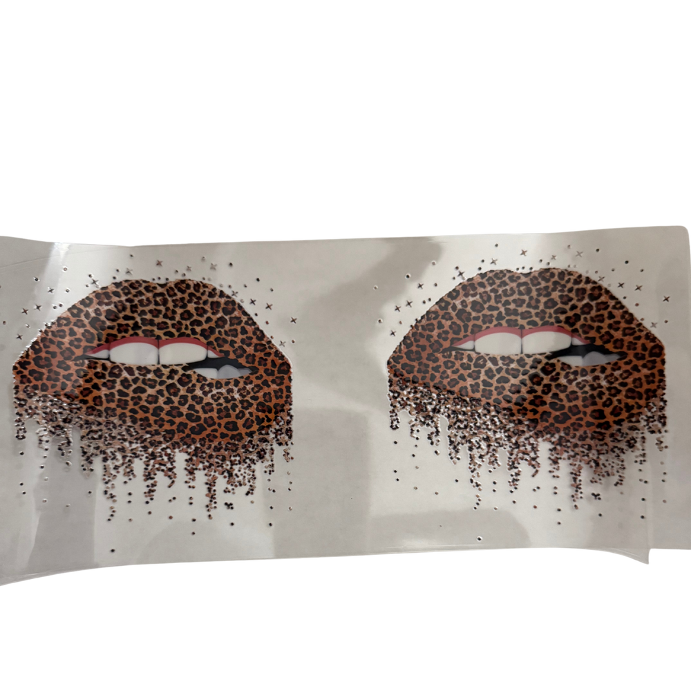 Cheetah Drip Lips