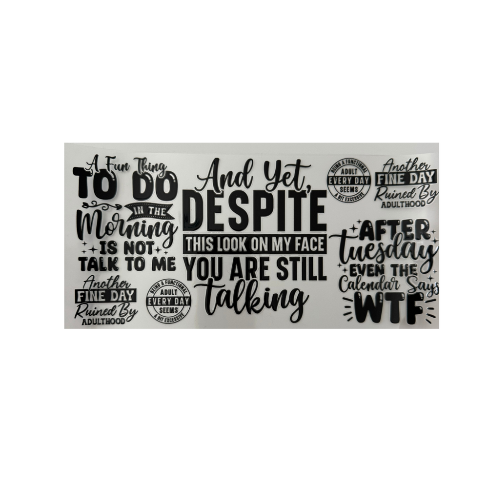 And Yet You Are Still Talking
