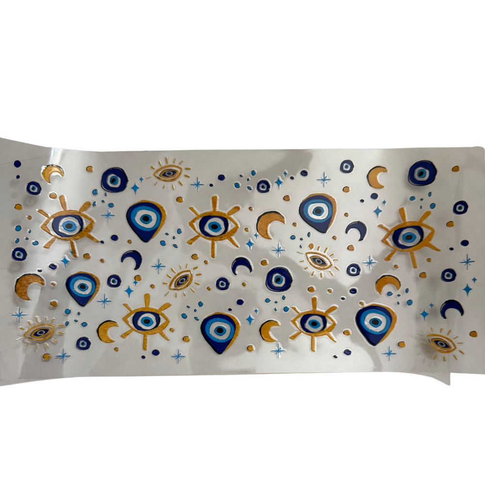 Blue & Gold Evil Eye