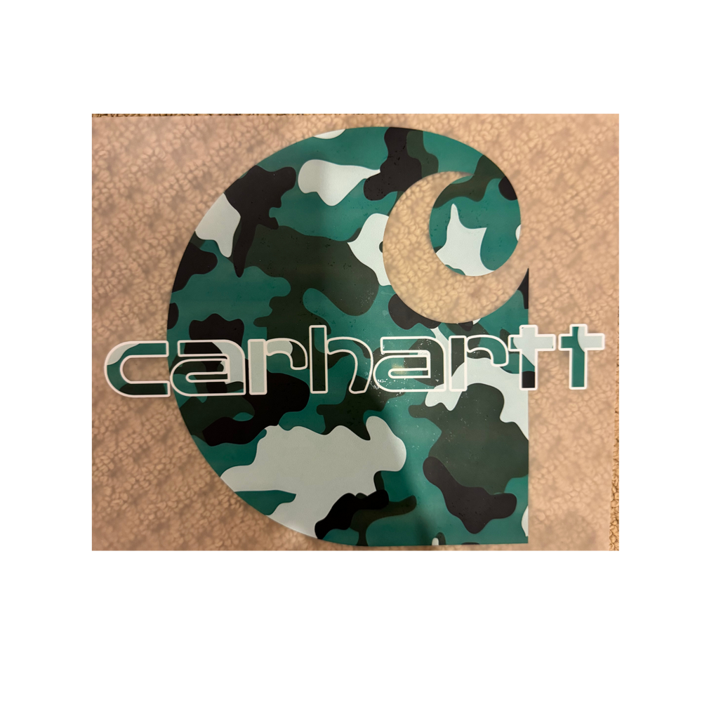 DTF - Green Camo Carhartt