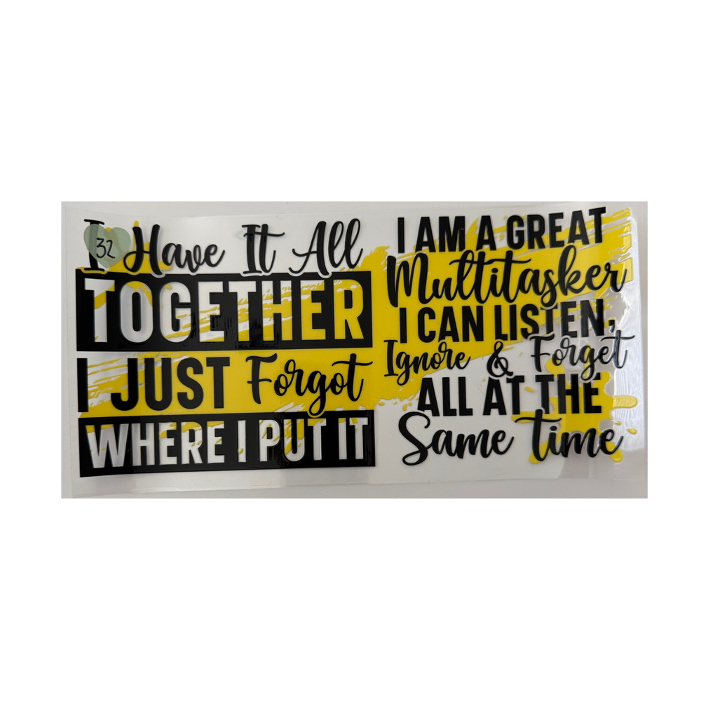 I Have It All Together