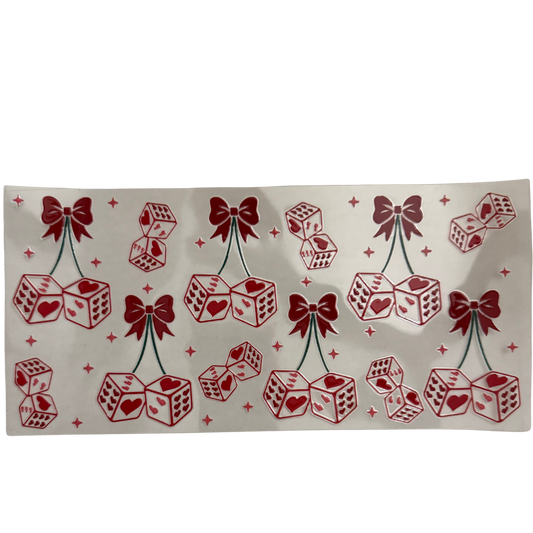 Heart Dice Bows