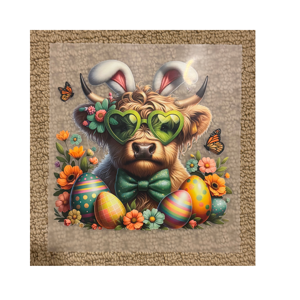 KIDS DTF - Easter Bunny Cow