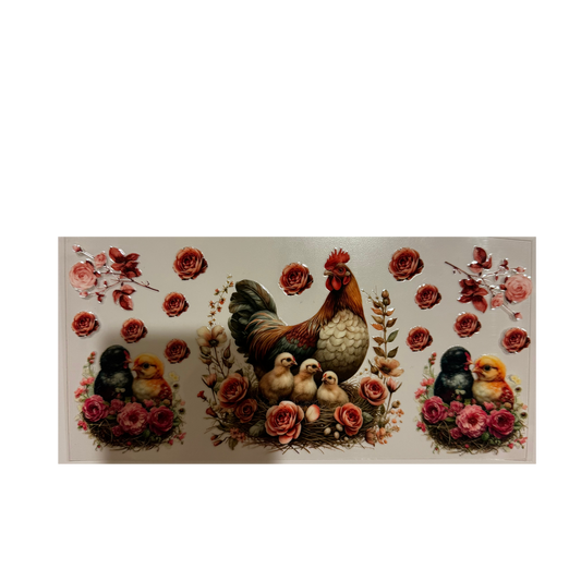 Chickens and Roses