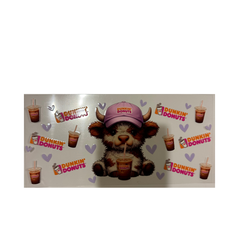 Dunkin Cow w/ Hearts