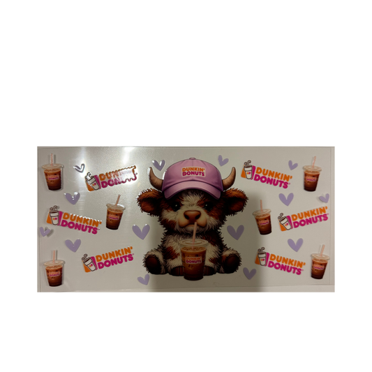 Dunkin Cow w/ Hearts