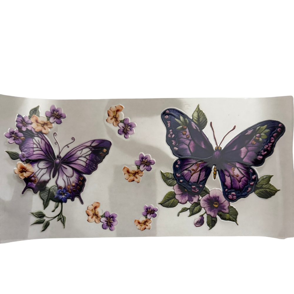 Crochet Purple Butterfly