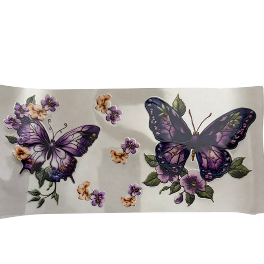 Crochet Purple Butterfly