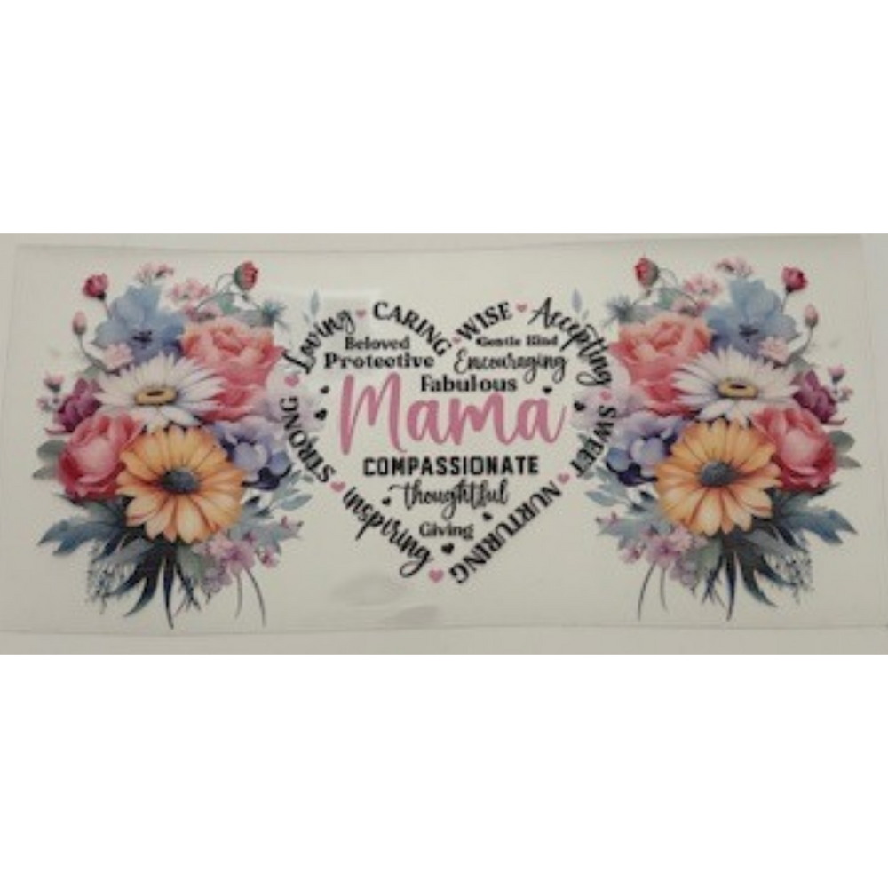 Mama Floral Words